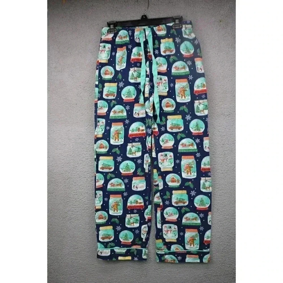Nick and Nora Women's Christmas Flannel Pajama Pants-XS-Pockets-Drawstring - Picture 1 of 9